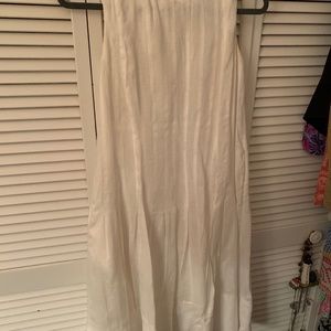 White linen Ralph Lauren summer dress
